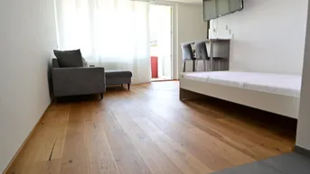 Expose ITZLING I Komplett möblierte Design-Garconniere mit sonnigem Balkon nahe Techno-Z/Bahnhof