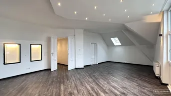 Expose repräsentative Dachgeschosswohnung mit großem Wohnsalon und 2 Schlafzimmer in der Josefstadt | ZELLMANN IMMOBILIEN
