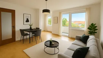 Expose Gepflegte Wohnung mit Loggia, Grünblick, 2 KFZ Stellplätze (optional) und idealer Anbindung | ZΞLLMANN IMMOBILIEN