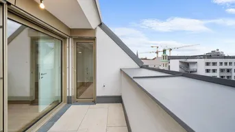 Expose Neue Dachgeschoss Loggiawohnung | 2 Minuten zur Mariahilferstr. | 7m² Loggia | 2 Minuten zur U6 und U3