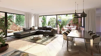 Expose GROHGASSE 10 | innenhofseitige 4-Zimmer Maisonette-Wohnung mit herausragender Dachterrasse komplett ohne Schrägen | Townhouse