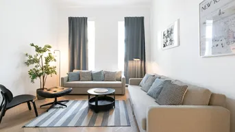 Expose II MODERNE 2 ZIMMER ALTBAUWOHNUNG MIT 25m² TERRASSE II KOMPLETT MÖBLIERT II EINBAUKÜCHE II NÄHE U6 NÄHE U6/AKH/VOLKSOPER/WUKII AIRBNB