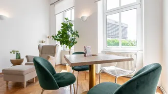 Expose RETRO-CHIC II AIRBNB oder SELBST EINZIEHEN II KOMPLETT MÖBLIERT II ca. 11m² BALKON II SOFORT NUTZBAR II NÄHE U6/AKH/VOLKSOPER/WUK