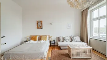 Expose RETRO-CHIC II AIRBNB oder SELBST EINZIEHEN II KOMPLETT MÖBLIERT II ca. 11m² BALKON II SOFORT NUTZBAR II NÄHE U6/AKH/VOLKSOPER/WUK