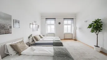 Expose RETRO-CHIC II AIRBNB oder SELBST EINZIEHEN II KOMPLETT MÖBLIERT II ca. 11m² BALKON II SOFORT NUTZBAR II NÄHE U6/AKH/VOLKSOPER/WUK