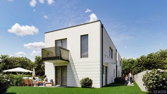 Expose ERSTBEZUG | Exklusive Doppelhaus-Einheit | ca. 353 m² Garten | 4-5 Zimmer | Süd/Ost | Luftwärmepumpe | 2 KFZ-Stellplätze | 5 Minuten ins Zentrum Perchtoldsdorf