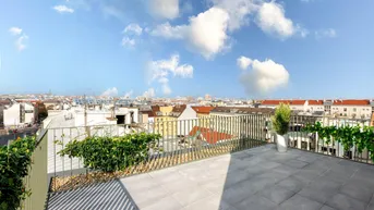 Expose JETZT PROVISIONSFREI | ERSTBEZUG MIT TRAUMBLICK | DG-Maisonette mit ca. 27 m² TERRASSE | TG-Stellplatz optional | Nachhaltiges Wohnbauprojekt