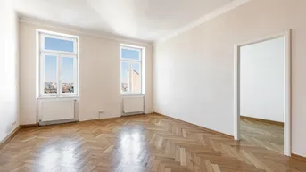 Expose SELTENHEIT II SANIERUNGSBEDÜRFTIGE ALTBAUWOHNUNG MIT BALKON II KFZ STELLPLATZ II WEITBLICK ÜBER DIE DÄCHER II 3,3 METER RAUMHÖHE II NÄHE ZENTAPLATZ II LETZTER STOCK MIT LIFT