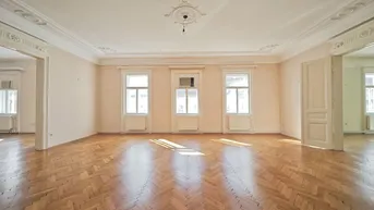 Expose Stilaltbauwohnung mit 45m² Wohnsalon | Nähe Naschmarkt und 1. Bezirk | unbefristet | sehr hell im 4. Liftstock