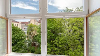 Expose Südseitige Altbauwohnung mit traumhaftem Grünblick | Prachtvolles Jahrhundertwendehaus | Nähe Schloss Schönbrunn
