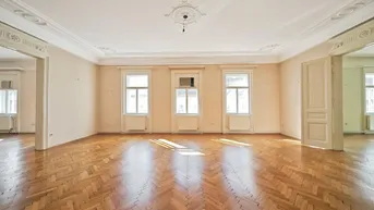 Expose Stilaltbauwohnung mit 45m² Wohnsalon | Nähe Naschmarkt und 1. Bezirk | unbefristet | sehr hell im 4. Liftstock