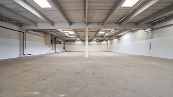 Expose Ebenerdige Halle mit 1.180m² im Industriegebiet Strebersdorf! Autobahnnähe! Mit LKW/Bus befahrbar!