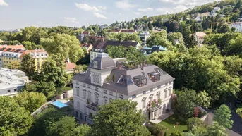 Expose Wohnen wie Carl Freiherr Seutter in seiner Sommerresidenz | 4 Zimmern &amp; 4,40 m Raumhöhe | Balkon geplant + Gartenoption &amp; Parkplatz | sanierungsbedürftig