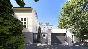 Expose Tiefgaragenebene mit Autolift | in sich geschlossen (keine anderen Nutzer) | ca. 230m² mit min. 10 Plätzen | keine Rampe | auf repräsentativen Luxusanwesen