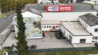 Expose 54 m2 Lager in der Unionstraße - Zufahrt bis vor das Lager!
