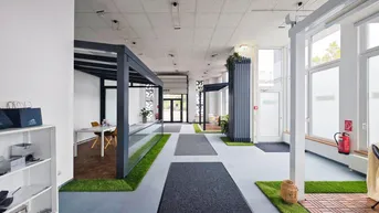 Expose 134m² Geschäftslokal/Schauraum/Büro im IZ-Süd | Ebenerdig mit eigenen Parkplätzen direkt vor dem Eingang