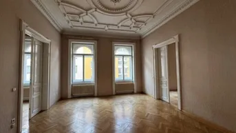 Expose #SQ - NÄHE U2 RATHAUS! GENERALSANIERTE 5-ZIMMER-ALTBAUWOHNUNG MIT BALKON