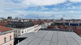 Expose Penthouse Dachgeschoss I Dachterrasse mit Fernblick über die Dächer von Wien I Erstbezug I 