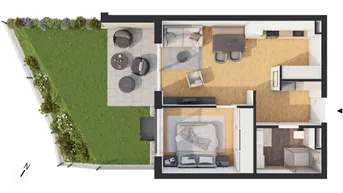 Expose Hochwertige 2-Zimmer Neubau-Wohnung mit Balkon (W09)