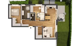 Expose Hochwertige 3-Zimmer Neubau-Gartenwohnung IW08