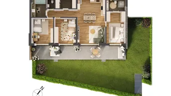 Expose Hochwertige 4-Zimmer Neubau-Gartenwohnung HW02