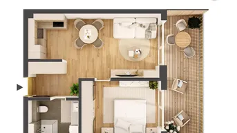 Expose Hochwertige 2-Zimmer Neubauwohnung mit Balkon HW11