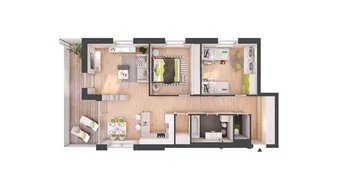 Expose 3-Zimmer Neubau-Wohnung mit Balkon (W07)