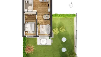 Expose Hochwertige 2-Zimmer Neubau-Gartenwohnung (W04)