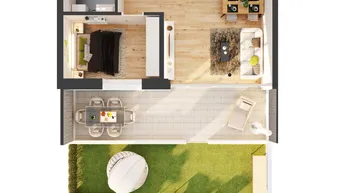 Expose 2-Zimmer Neubau-Gartenwohnung (AW05)