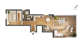 Expose Hochwertige 3-Zimmer Penthousewohnung mit Terrasse HW19