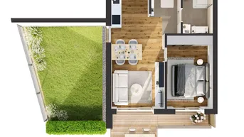Expose Hochwertige 2-Zimmer Neubau-Gartenwohnung (W05)