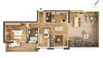 Expose Hochwertige 3-Zimmer Dachgeschoss Wohnung IW15