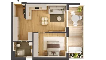 Expose Hochwertige 2-Zimmer Neubauwohnung mit Balkon HW15