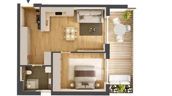 Expose Hochwertige 2-Zimmer Neubauwohnung mit Balkon IW10