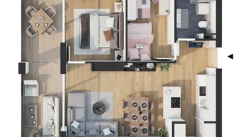 Expose Hochwertige 3-Zimmer Neubau-Wohnung mit Balkon EW07