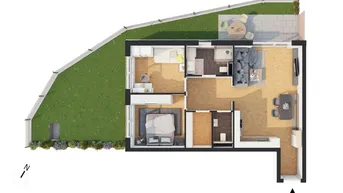 Expose Hochwertige 3-Zimmer Neubau-Gartenwohnung (W03)