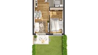 Expose Hochwertige 2-Zimmer Neubau-Gartenwohnung (W03)