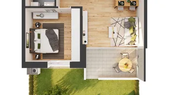 Expose 2-Zimmer Neubau-Gartenwohnung (AW04)