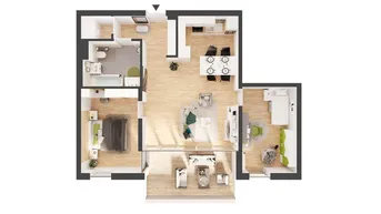 Expose 3-Zimmer Neubau-Wohnung mit Balkon (W15)