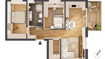 Expose Hochwertige 3-Zimmer Neubauwohnung mit Balkon HW18