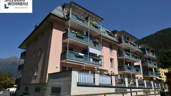 Expose ZUHAUSE! Gemütliche, geförderte 2-Zimmerwohnung mit Balkon und Tiegaragenplatz in Bad Gastein! Mit hoher Wohnbeihilfe oder Mietzinsminderung