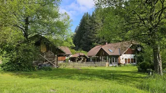 Expose Sacherl (ehem. Mühle) in idyllischer Alleinlage samt Wald- und Wiesengrund