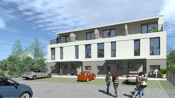 Expose PROVISIONSFREIE BAUTRÄGERLIEGENSCHAFT - TRAUMGRUNDSTÜCK INKL. PROJEKTPLANUNG MIT BAUGENEHMIGUNG FÜR 8 REIHENHÄUSER MIT TERRASSEN UND EIGENGÄRTEN - SHAREDEAL MÖGLICH