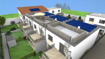Expose Eckreihenhaus mit Dachterrasse - Wohnhausanlage Rohrbacher Straße - Top 4
