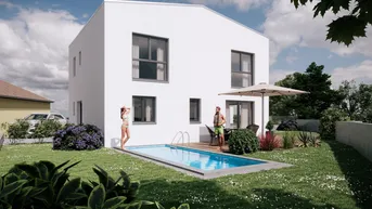 Expose WOHNEN AM WAGRAM: MODERN, MASSIV &amp; HOCHWERTIG WOHNEN IN DER WEINREGION MIT BESTER INFRASTRUKTUR UND HERRLICHEM AUSBLICK AN DER WAGRAMKANTE