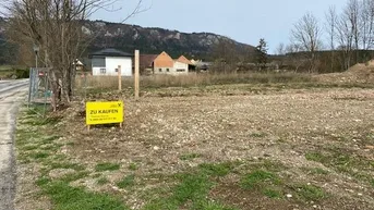 Expose Leben mit dem Bergpanorama der Hohen Wand! Doppelhaus möglich!