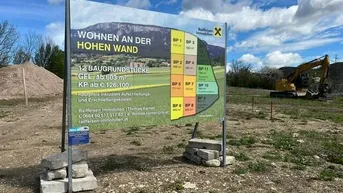 Expose ebener Baugrund für Ihr Traumhaus nahe der Hohen Wand!