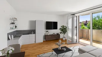 Expose Erstklassiger Wohntraum in Ternitz – 3-Zimmer-Neubauwohnung mit Balkon und Garten