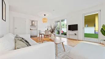 Expose Neubau-Highlight: 3-Zimmer-Wohnung mit eigenem Garten &amp; Terrasse!