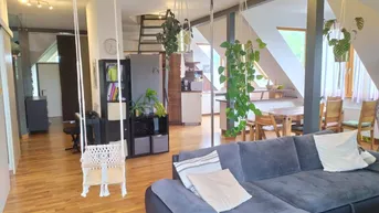 Expose MIETE! Moderne Dachgeschosswohnung in Aussichtslage und Gartennutzung!